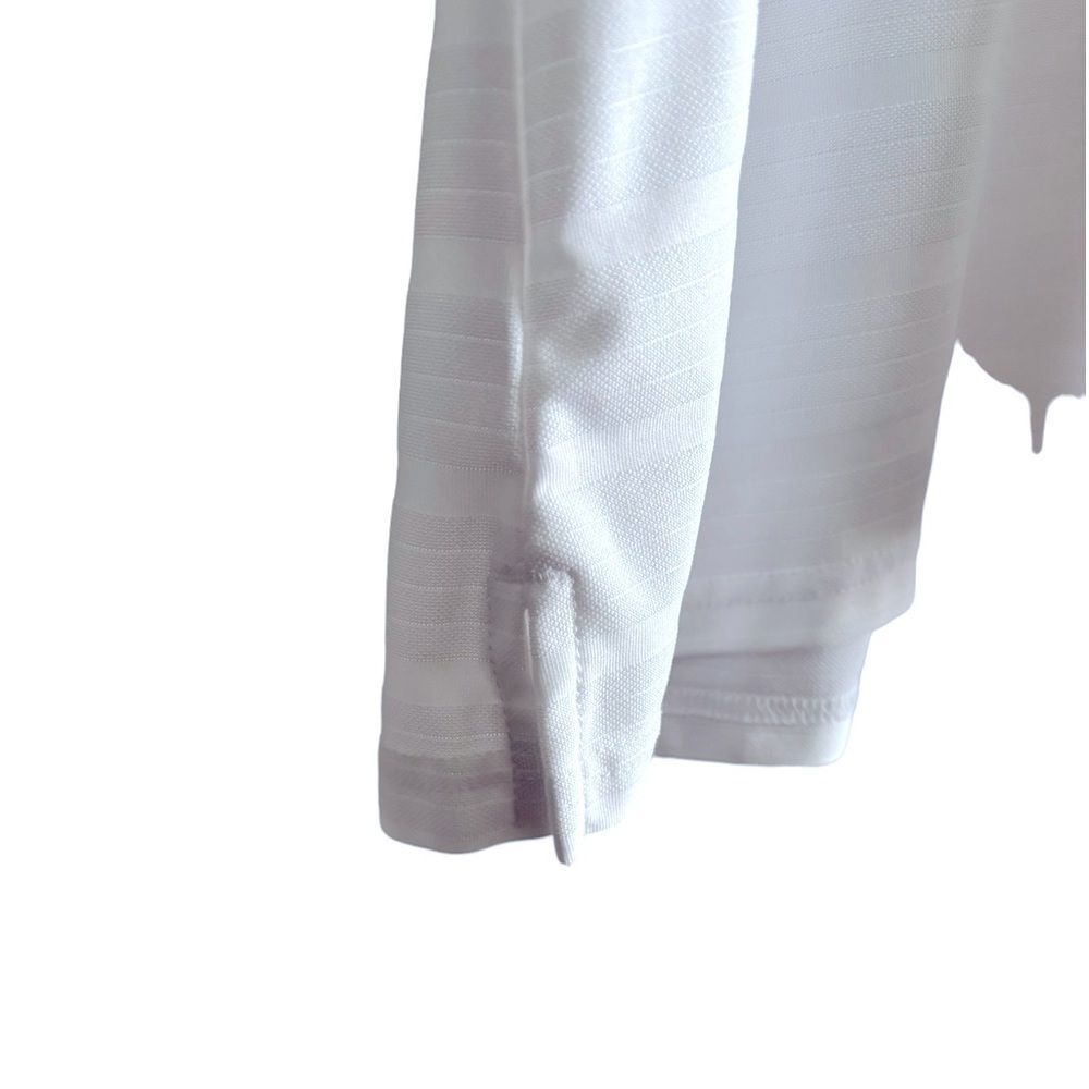 Port Authority White Pullover Open V-neck Top Size XL 8 0356 - Picture 3 of 5